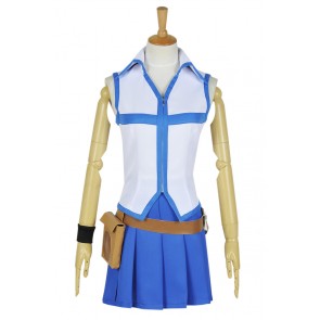 Fairy Tail Cosplay Wizard Lucy Heartfilia Uniform Costume