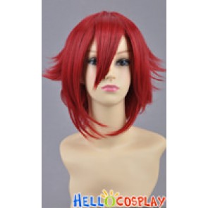 Red Short Cosplay Wig 007
