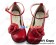 Wine Red Ruffle Flower Contract Chunky Sweet Lolita Shoes
