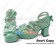 Mint Green Bow Crisscross Ankle Straps PU Lolita Shoes