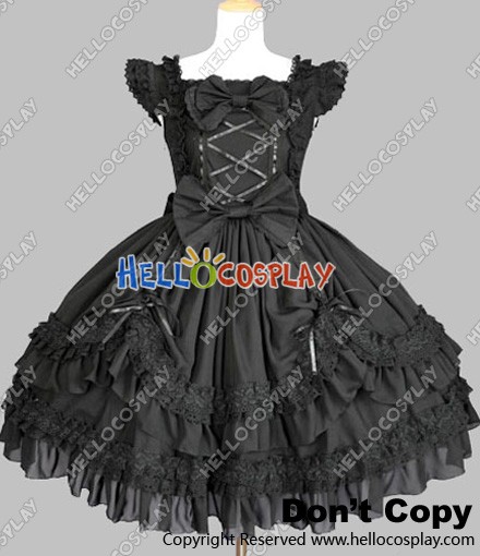 Gothic Lolita Dress Solid Color JSK Multiple Color Dress – 42Lolita