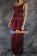 Party Cosplay Red Gem Ball Gown Formal Shoulder Dress Costume