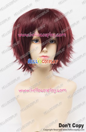 Wig 30CM Cosplay Dull Red Brown Universal Short Layered