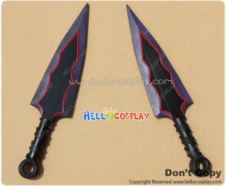 Donten Ni Warau Cosplay Kinjō Shirako Double Pole Broadswords Daggers