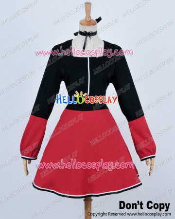 Vocaloid 3 Cosplay CUL Black Red Dress Costume