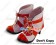 Pink And Red Mirror Bows Ruffle Stiletto Sweet Lolita Shoes