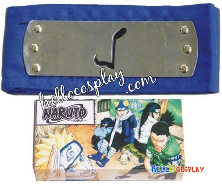 Naruto Cosplay Ninja Otogakure Blue HeadBand