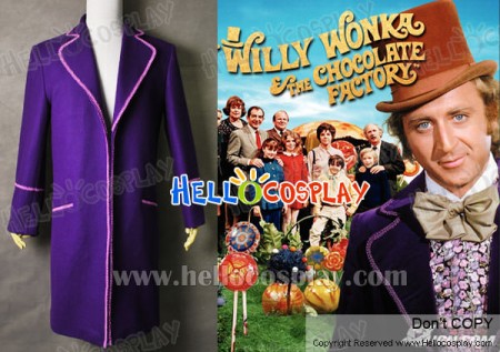 Charlie And The Chocolate Factory Willy Wonka Coat Costume