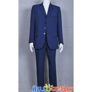 Doctor Costume Blue Strip Suit