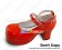 Red Heart Shaped Buckle Chunky Princess Lolita Shoes