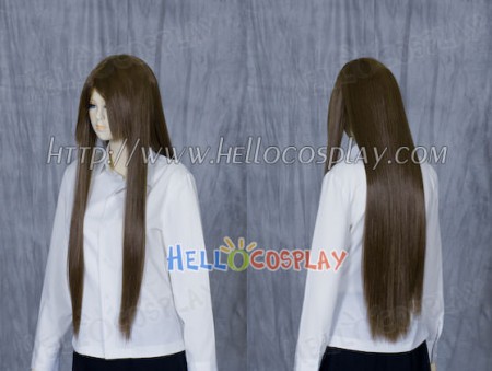 Black Brown Medium Cosplay Wig