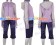 Naruto Hinata Hyuga Cosplay Costume