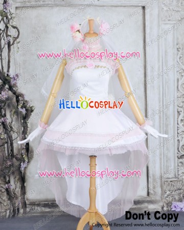 Vocaloid 2 Cosplay Miku Costume Hanayome Wedding Dress