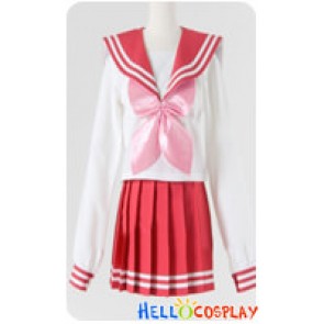 Lucky Star Cosplay Konata Izumi Costume Winter Sailor Uniform