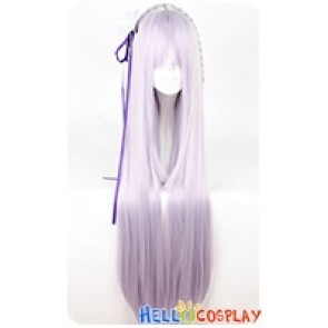 Re Zero Starting Life in Another World Emilia Cosplay Wig