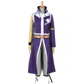 Fairy Tail Cosplay Natsu Dragneel Costume Etherious Purple Uniform