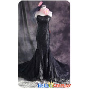 xxxHolic Cosplay Ichihara Yuuko Black Dress Costume