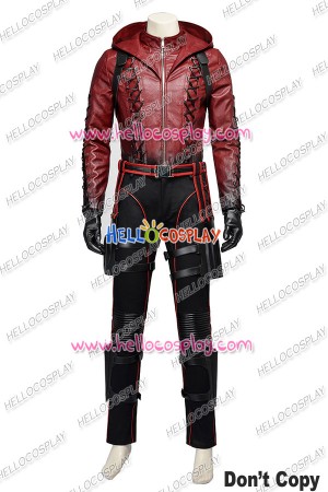 Green Arrow Season 3 Red Arrow Roy Harper Cosplay Costume New Version