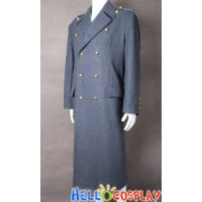 Torchwood Costume Captain Jack Harkness Grey Wool Trench Coat