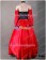 Vocaloid Meiko Cosplay Costume Red Dress Gown