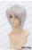 Gin Tama Gintoki Sakata Cosplay Wig 30CM Silvery White Hunter x Hunter Killua Universal Layered Short