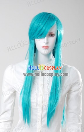 Cosplay Neon Blue Medium Wig