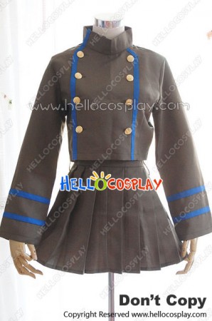 Katekyo Hitman Reborn Cosplay Chrome Dokuro Brown Uniform Costume