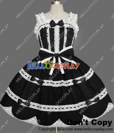 Sweet Lolita Gothic Punk Jumper Skirt Classic Dress