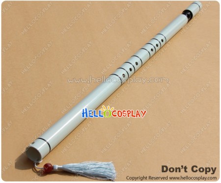 Silver Rain Cosplay Kuga Reia White Flute Prop