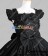 Victorian Gothic Lolita Punk Black Fluffy Dress