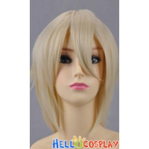 Blonde Yellow Short Layered Cosplay Wig