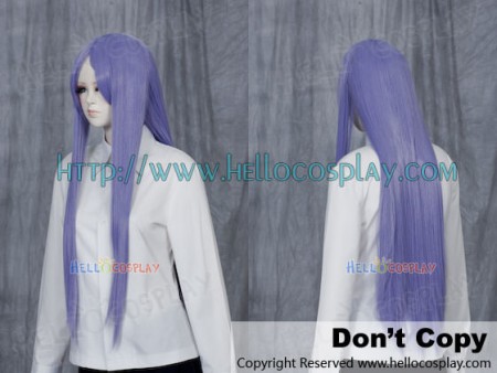 Purple Blue Medium Cosplay Wig