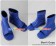 Naruto Cosplay Konoha Binja Blue Short Boots