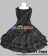 Gothic Lolita Punk Jumper Skirt Fluffy Cute Black Dress