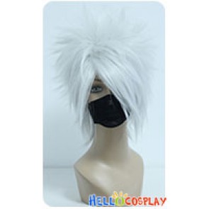 Naruto Kakashi Hatake Cosplay Wig White