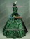 Victorian Lolita Georgian Reenactment Gothic Dress Green