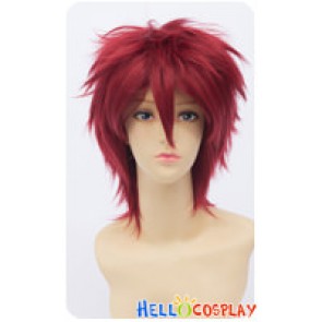 Kuroko No Basuke Cosplay Seijuro Akashi Wig 30CM Takuma Onizaki Senri Shiki Wig Dark Red Universal Layered Short