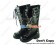 Mirror Black Lacing Buckle Straps Chunky Punk Lolita Boots