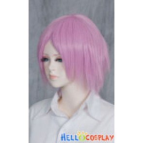 Pink Purple Short Cosplay Wig