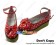 Red With White Polka Dots Ankle Strap Lolita Shoes