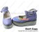 Matt Purple White Soles Ankle Strap Platform Punk Lolita Shoes