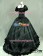 Victorian Southern Belle Ball Gown Reenactment Halloween Black Lolita Dress Costume