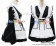 Angel Feather Cosplay Lolita Japanese Maid Dress Costume