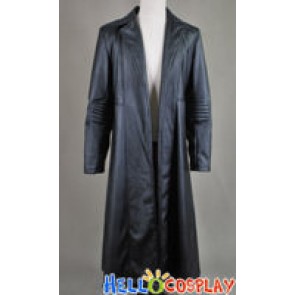 Blade: Trinity Wesley Snipes Black Leather Coat Costume