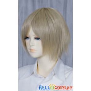Grey Mix Of Gold Short Cosplay Wig