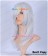 Silver White Cosplay Wavy Wig