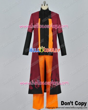 Naruto Cosplay Naruto Uzumaki Cape Uniform Costume