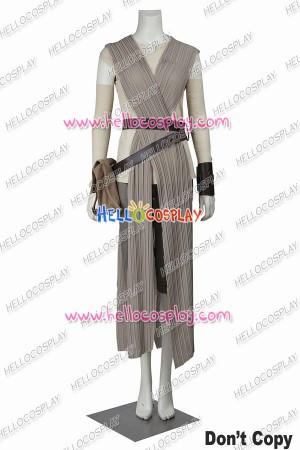 Star Wars The Force Awakens Rey Cosplay Costume Uniform