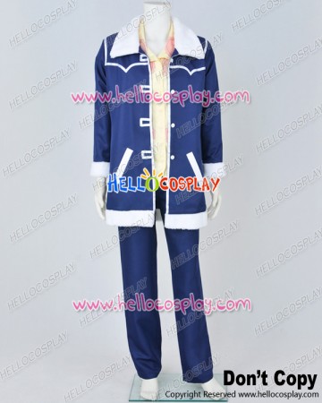 One Piece Cosplay Female Admiral Tashigi Blue Uniform Costume