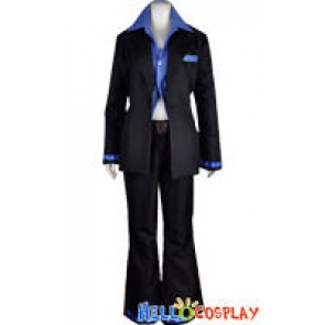 Vocaloid 2 Cosplay Costume Kaito Black Suit